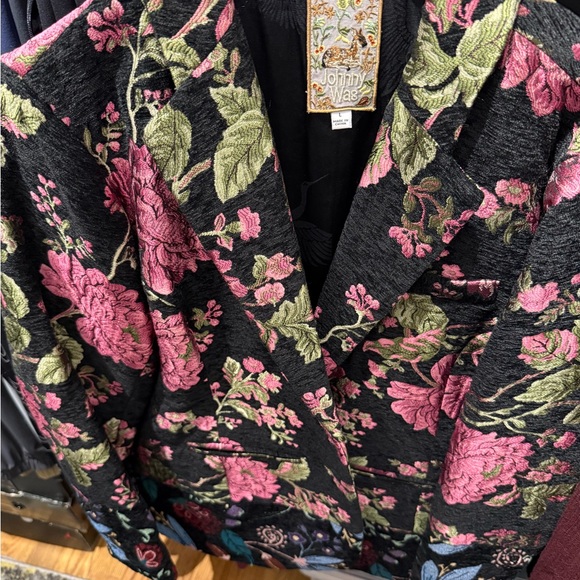Johnny Was Women's Floral Black Jacket - Picture 1 of 2